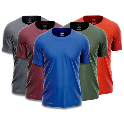 Kit 5 Camisetas Tecnológicas FitneSmart - Anti-Suor