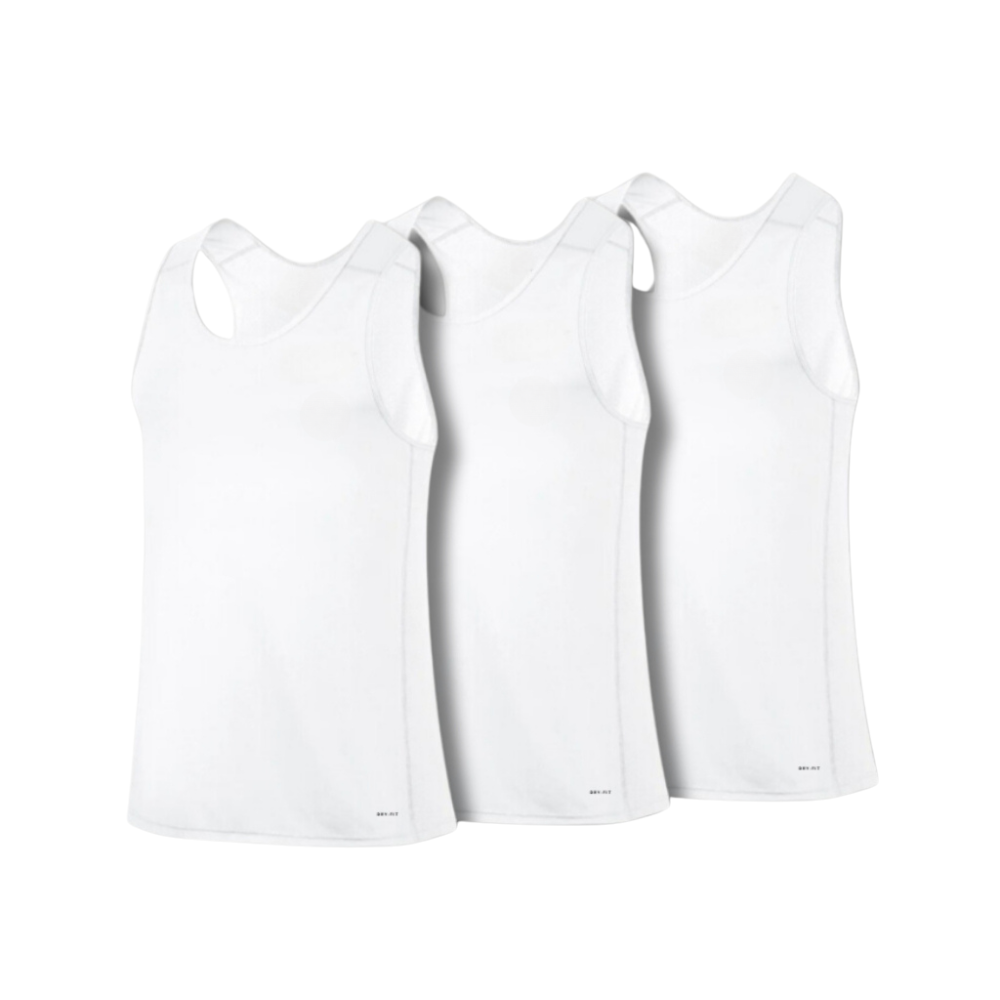 Kit 3 Regatas FitneSmart - Anti Suor e Anti Odor