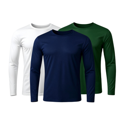 Kit 3 Camisetas Manga Longa Tecnológicas - ThermoShirt