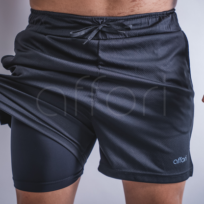 Kit 3 Shorts Compressão 2 em 1 - Promoção de Inverno