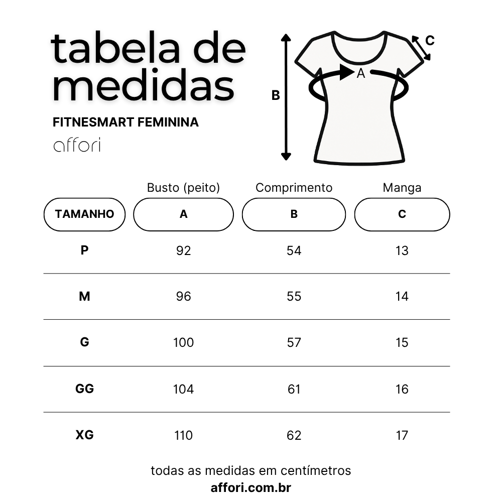 Kit 3 Camisetas Tecnológicas Femininas FitneSmart - Anti Suor