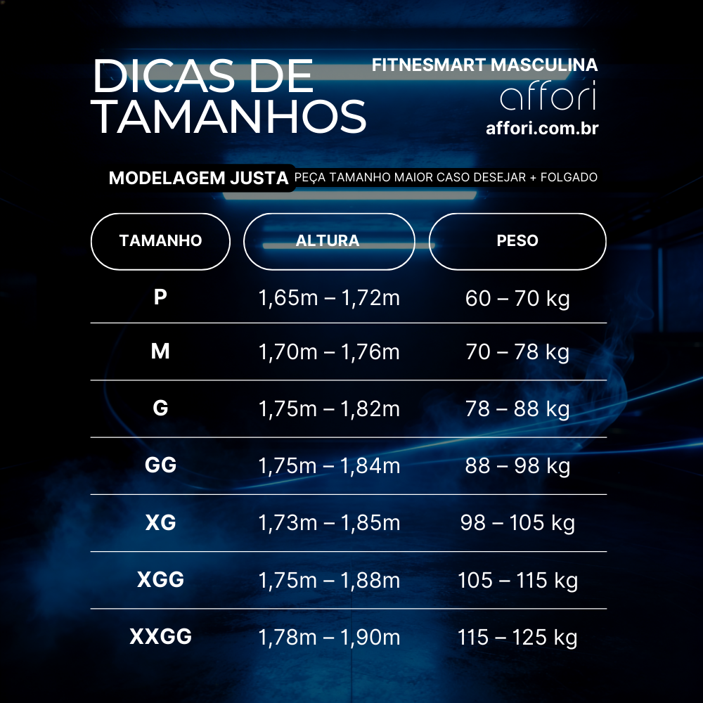 Kit 5 Camisetas Tecnológicas FitneSmart - Anti-Suor