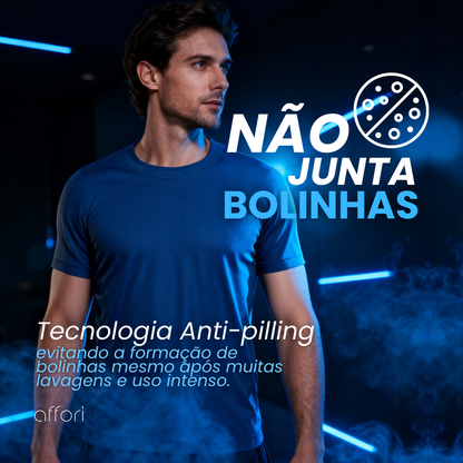 Kit 5 Camisetas Tecnológicas FitneSmart - Anti-Suor