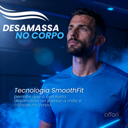 Kit 5 Camisetas Tecnológicas FitneSmart - Anti-Suor