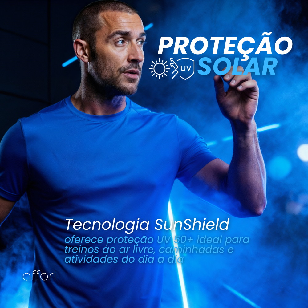 Kit 5 Camisetas Tecnológicas FitneSmart - Anti-Suor