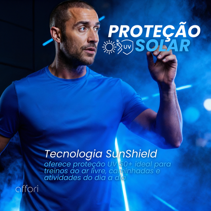 Kit 5 Camisetas Tecnológicas FitneSmart - Anti-Suor