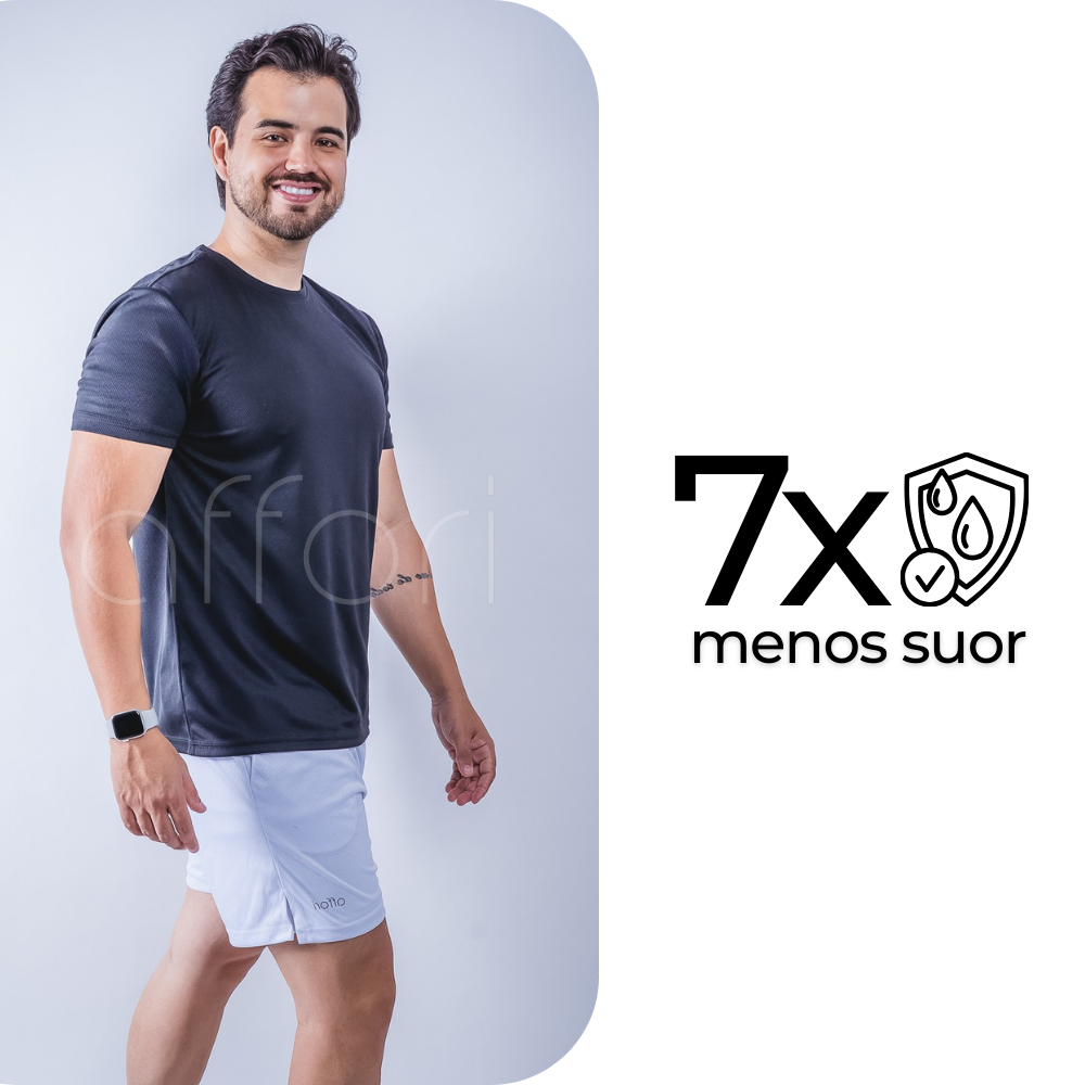 Kit 3 Camisetas Tecnológicas Antisuor - FitneSmart