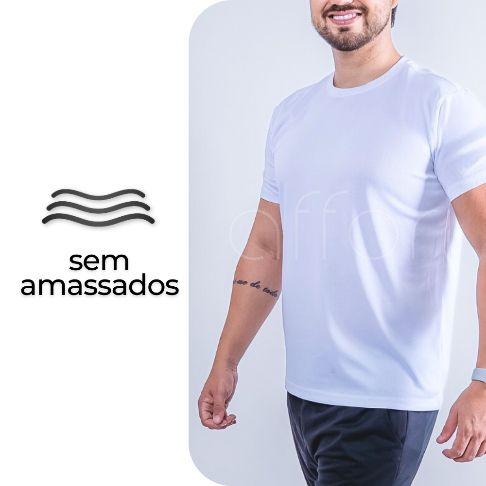 Kit 3 Camisetas Tecnológicas Antisuor - FitneSmart