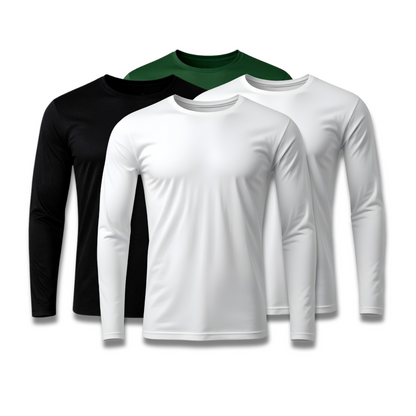 Kit 4 Camisetas Manga Longa Tecnológicas - ThermoShirt