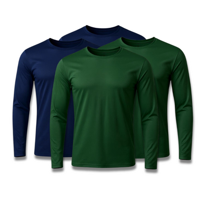 Kit 4 Camisetas Manga Longa Tecnológicas - ThermoShirt