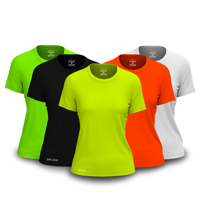 Kit 5 Camisetas Dry Fit Femininas para Academia – Anti Suor